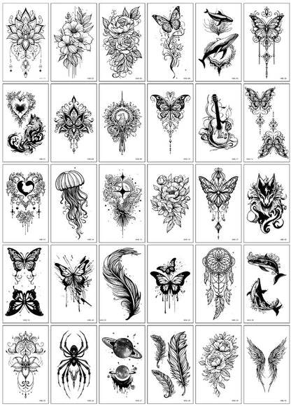 Christmas Tattoos & Body Art