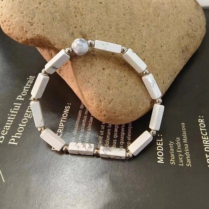 Casual Geometric Natural Stone Bracelets
