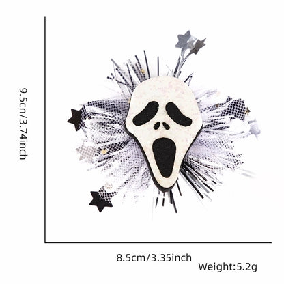 Halloween Gothic Women's Color Block Plastic Hair Clip