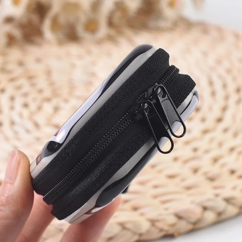 Unisex Santa Claus Metal Zipper Coin Purses