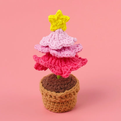 Christmas Pastoral Christmas Tree Plastic Yarn Party Ornaments