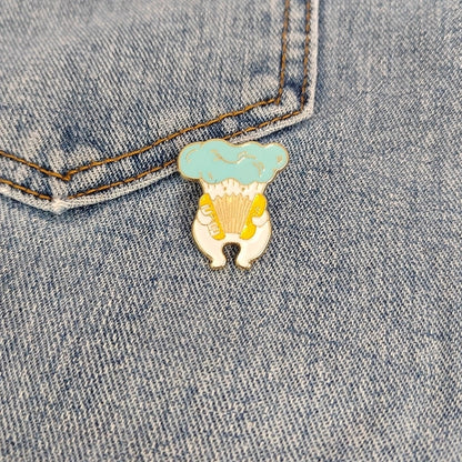 Casual Cute Streetwear Pin Cartoon Character Alloy Enamel Unisex Brooches
