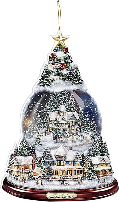 Christmas Cartoon Style Snowman Arylic Daily Festival Hanging Ornaments