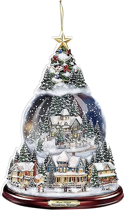 Christmas Cartoon Style Snowman Arylic Daily Festival Hanging Ornaments