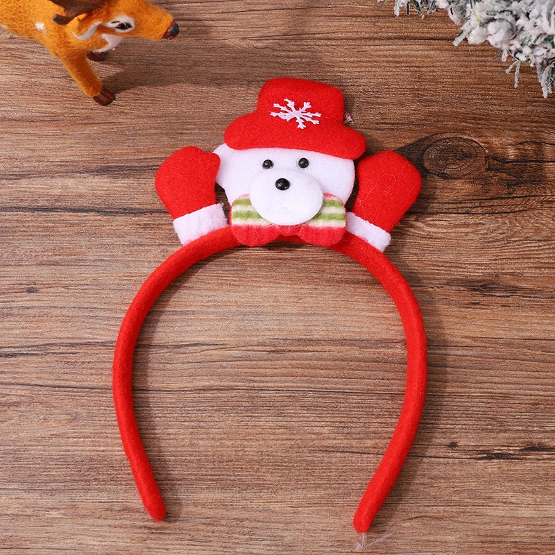 Christmas Cartoon Style Cute Snowman Elk Party Festival Headband