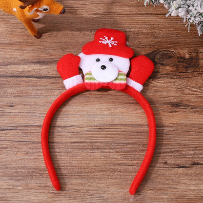 Christmas Cartoon Style Cute Snowman Elk Party Festival Headband