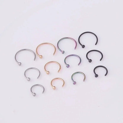 Ear Cartilage Rings & Studs Fashion Geometric 316L Stainless Steel Plating
