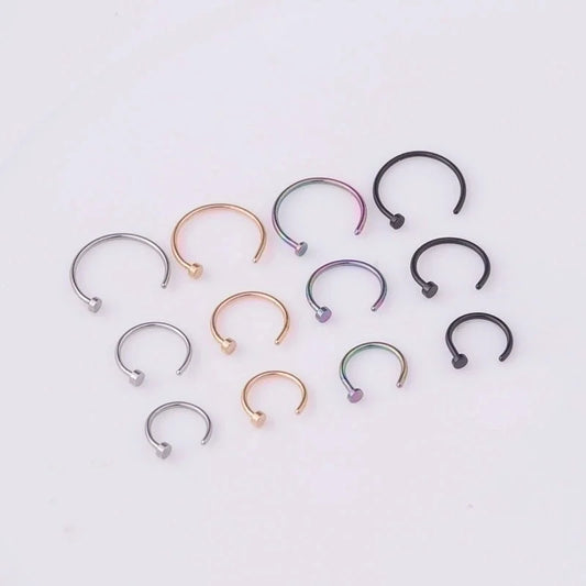 Ear Cartilage Rings & Studs Fashion Geometric 316L Stainless Steel Plating