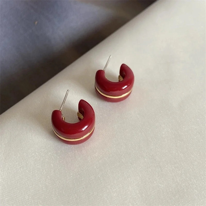 1 Pair Vintage Style Geometric Plating Copper Earrings