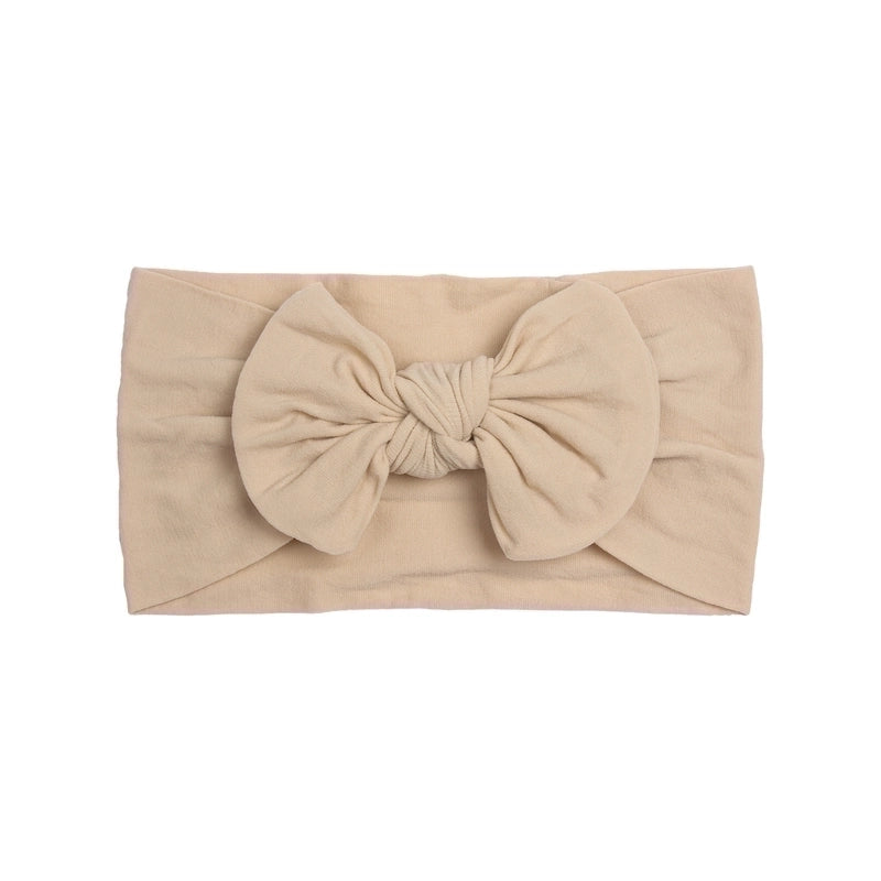 Kid's Fashion Solid Color Bow Knot Cloth Braid Hair Band