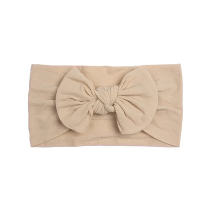 Kid's Fashion Solid Color Bow Knot Cloth Braid Hair Band