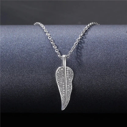 Stainless Steel Titanium Steel White Gold Plated Minimalist Plating Inlay Water Droplets Flower Zircon Pendant Necklace