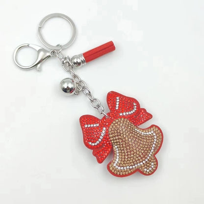 Cute Christmas Women's Metal Keychains Keychains