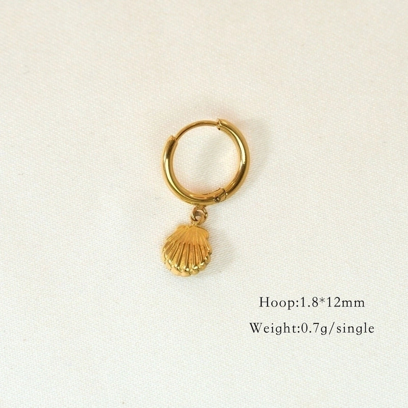 6 Pieces Minimalist Classic Style Heart Shape Plating Inlay 304 Stainless Steel Rhinestones Drop Earrings