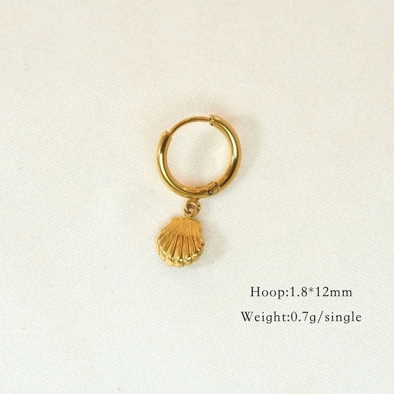 6 Pieces Minimalist Classic Style Heart Shape Plating Inlay 304 Stainless Steel Rhinestones Drop Earrings