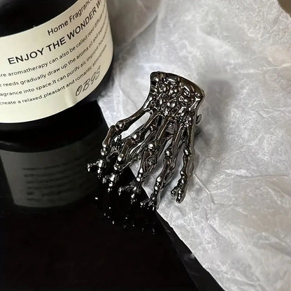 Halloween Hip-Hop Women's Hand Metal Plating Hair Claws