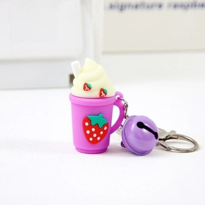 Cute Cartoon Plastic Unisex Bag Pendant Keychain