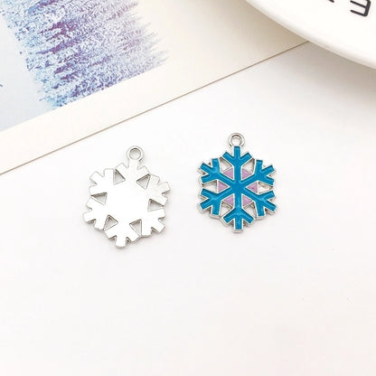 1 Piece 16 * 21mm 18 * 20mm 18 * 21mm Alloy Snowman Snowflake Elk Pendant Jewelry Accessories