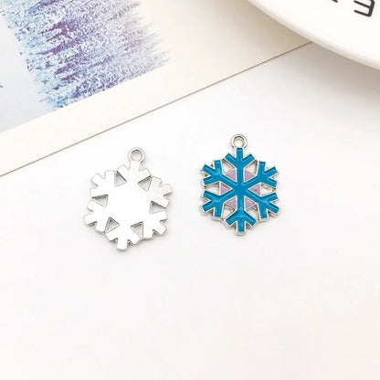 1 Piece 16 * 21mm 18 * 20mm 18 * 21mm Alloy Snowman Snowflake Elk Pendant Jewelry Accessories