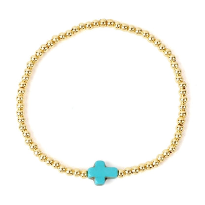 Semi-precious Stone Copper Handmade Geometric Bracelets