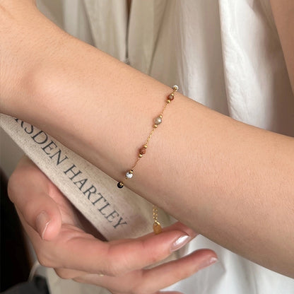 Minimalist Geometric Titanium Steel Plating Bracelets Necklace