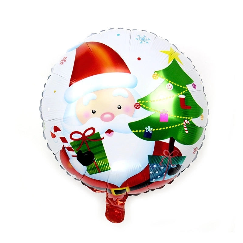 Christmas Casual Christmas Tree Santa Claus Snowman Aluminum Film Party Balloon Balloons