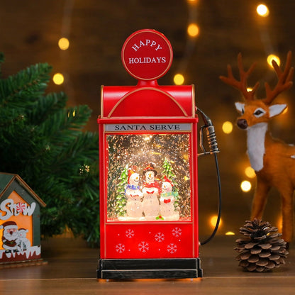 Christmas Cute Christmas Tree Santa Claus Snowman PC Party Festival Ornaments Led Lights Night Lights