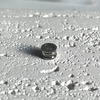 Retro Solid Color Titanium Steel Zircon Inlay Stainless Steel Necklaces