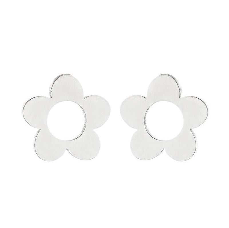 1 Pair Fashion Snowflake Plating 304 Stainless Steel 18K Gold Plated Ear Studs