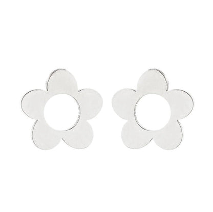 1 Pair Fashion Snowflake Plating 304 Stainless Steel 18K Gold Plated Ear Studs