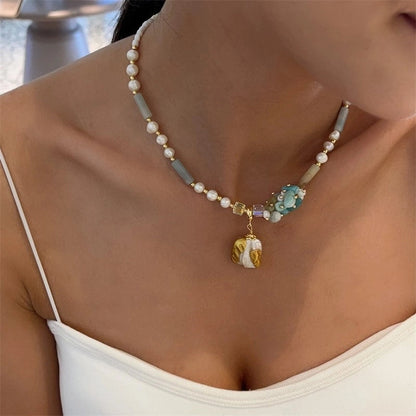 Minimalist Classic Style Round Freshwater Pearl Beaded Bracelets