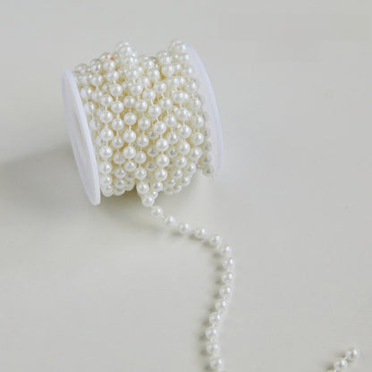 2 Pieces Christmas Tree Hanging Ornaments Pearl String Bead Chain Wedding Hotel Decoration Scene Bead Chain