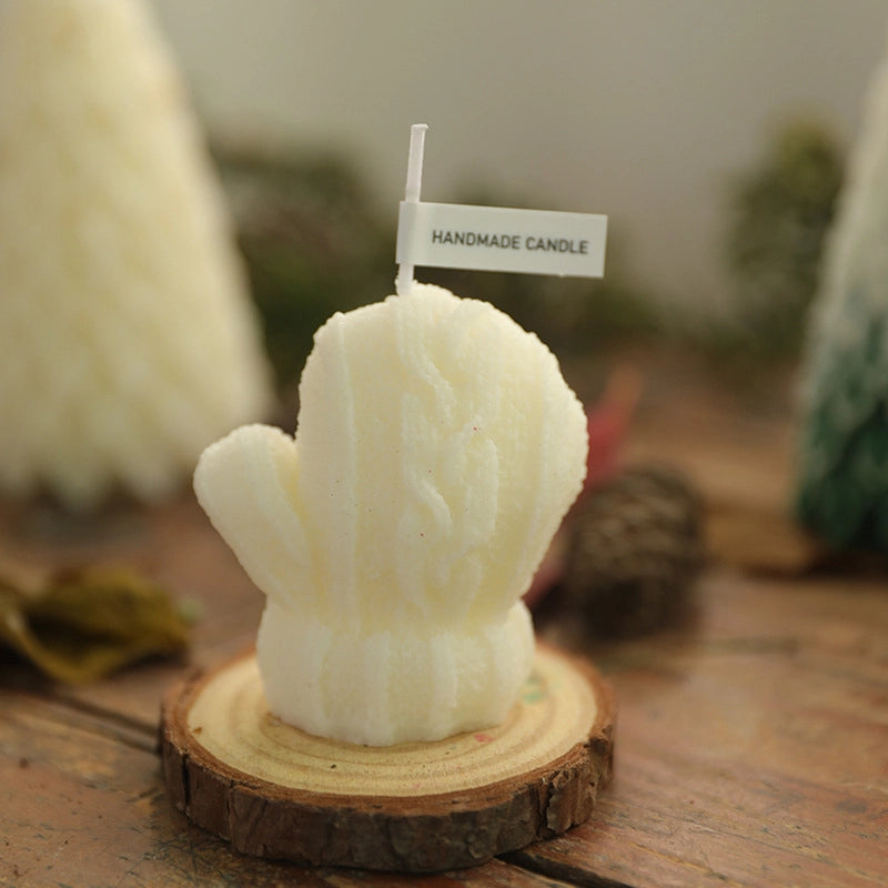 Christmas Fashion Color Block Soybean Mixed Wax Daily Decorative Props 1 Piece