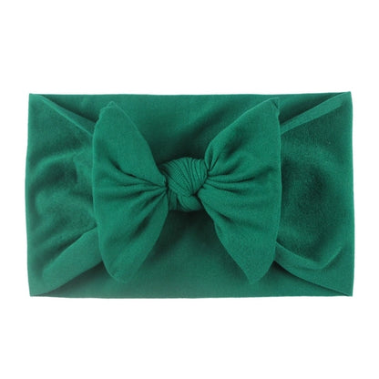 Kid's Fashion Solid Color Bow Knot Cloth Braid Hair Band