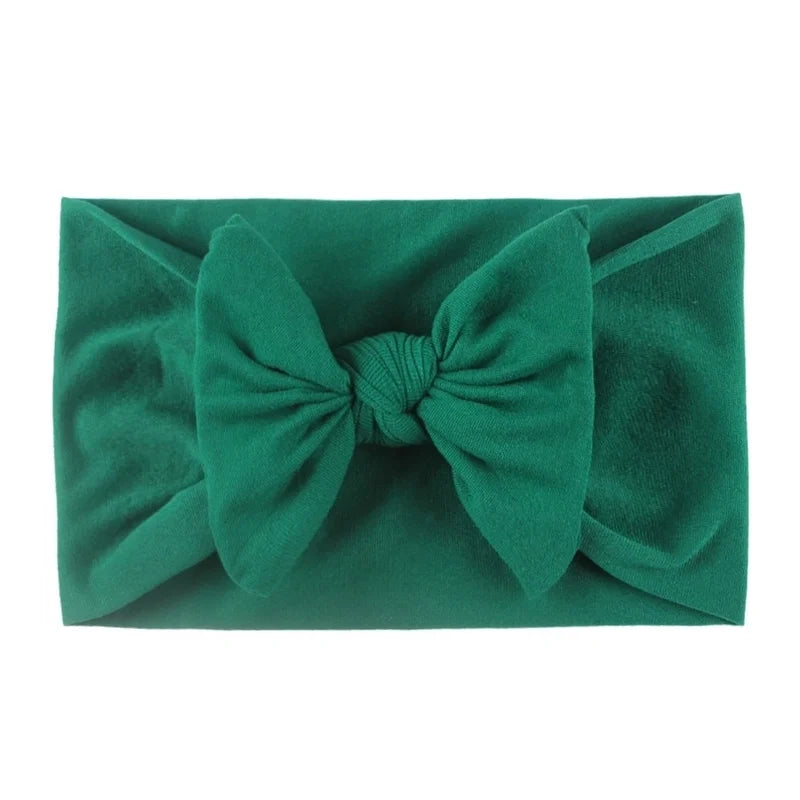 Kid's Fashion Solid Color Bow Knot Cloth Braid Hair Band