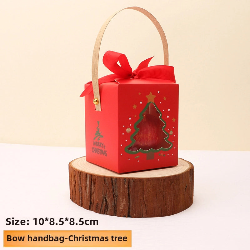 New Year Christmas Eve Apple Large Packaging Box Gift Box Packaging Box Portable Candy Gift Box Gift Box