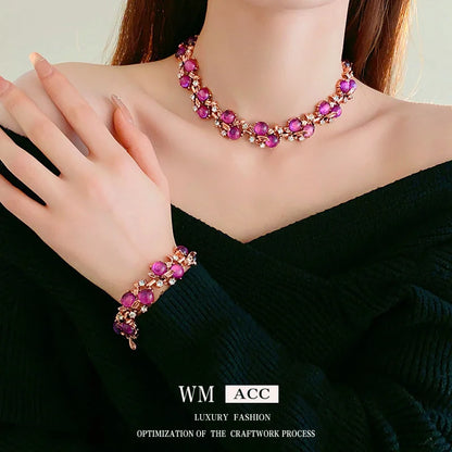 Choker Medieval Flower Geometric Flower Alloy Electroplating Necklaces