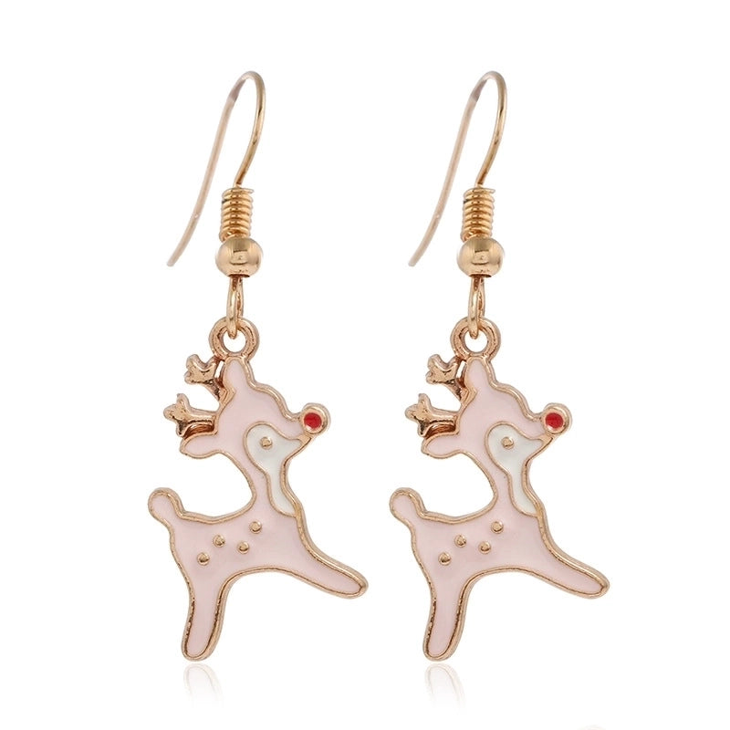 Fashion Christmas Tree Santa Claus Alloy Plating Women's Drop Earrings 1 Pair