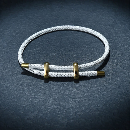 Casual Punk Cool Style Leaf Skull Pu Leather Alloy Halloween Men's Bracelets