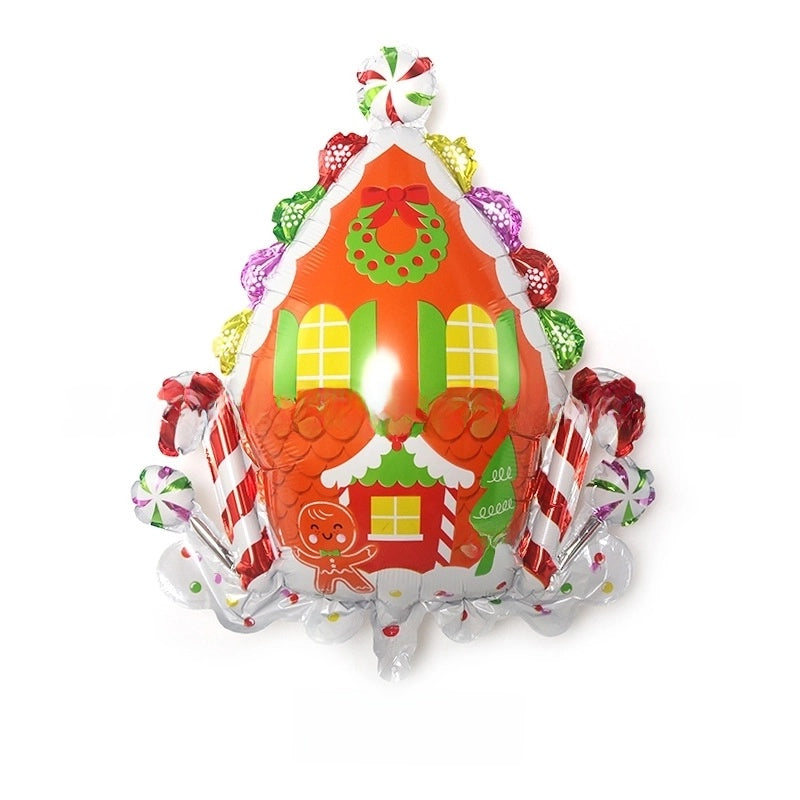 Christmas Casual Christmas Tree Santa Claus Snowman Aluminum Film Party Balloon Balloons