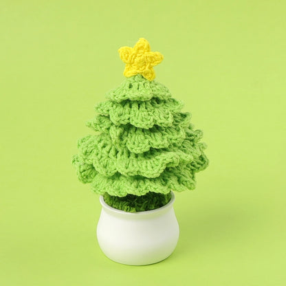 Christmas Pastoral Christmas Tree Plastic Yarn Party Ornaments