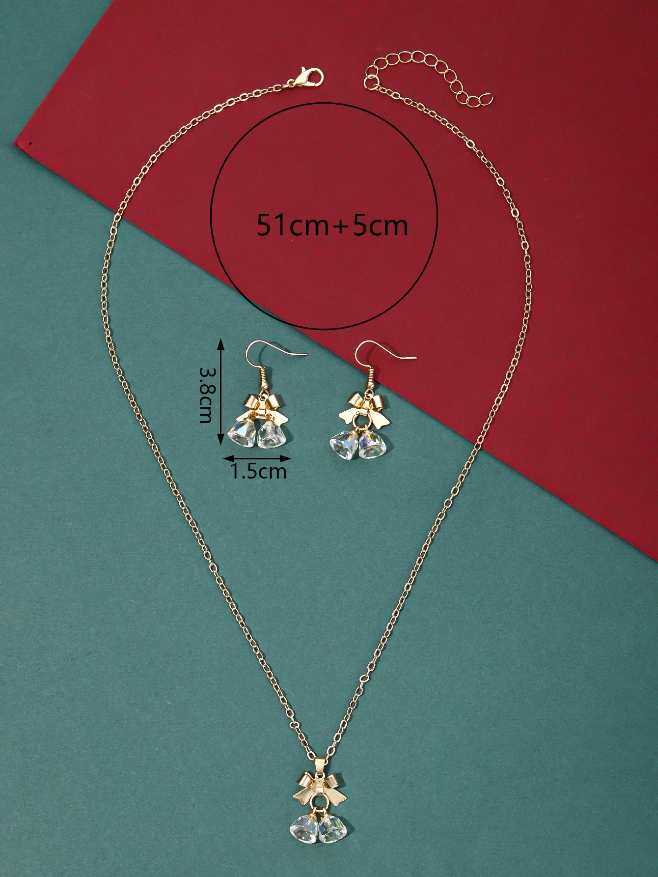 5 Sets Hot Sale Christmas Gift Snowflake Socks Snowman Christmas Tree Jewelry Holiday Set