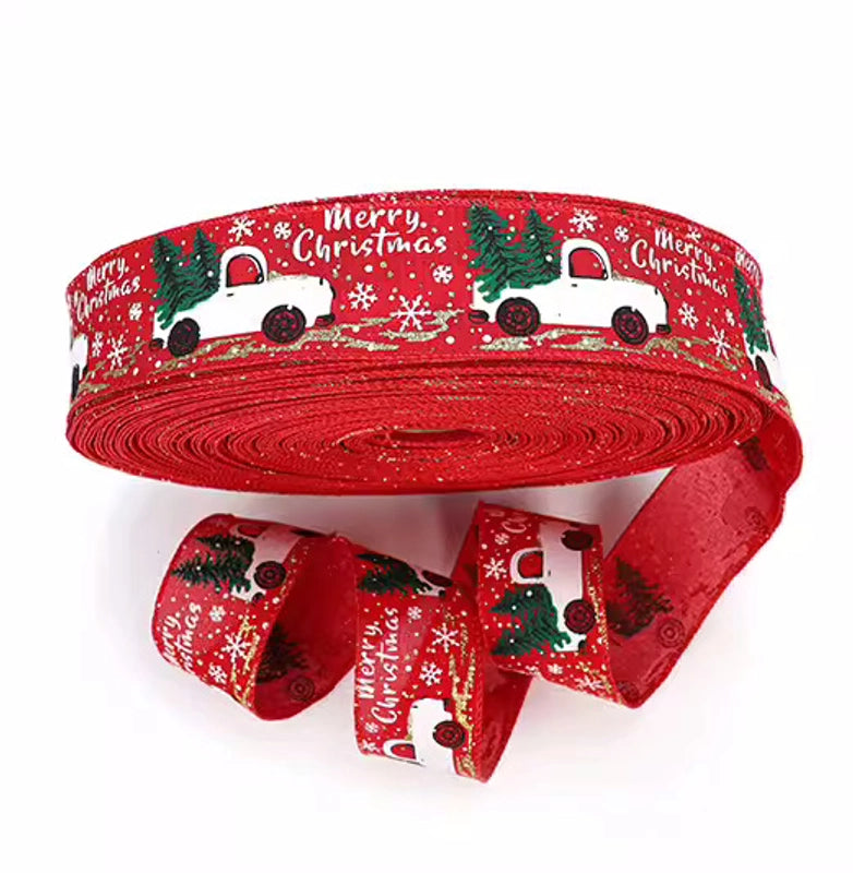 Christmas Casual Sweet Christmas Tree Car Imitated Hemp Party Festival Decorative Props