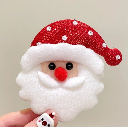 Cute Christmas Pin Christmas Tree Santa Claus Alloy Women's Brooches