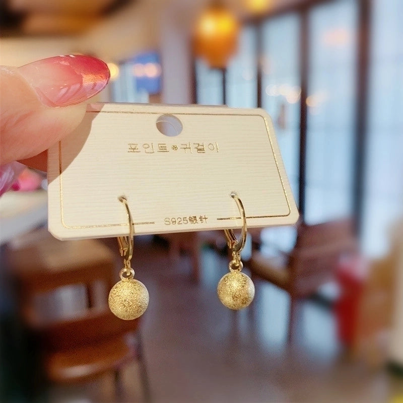 1 Pair Minimalist Geometric Plating Inlay Alloy Artificial Pearls Rhinestones Earrings