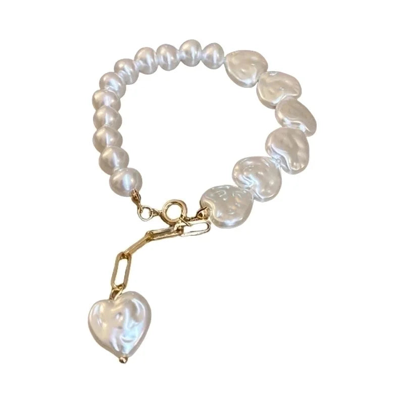 Fashion Star Heart Shape Butterfly Artificial Pearl Bracelets