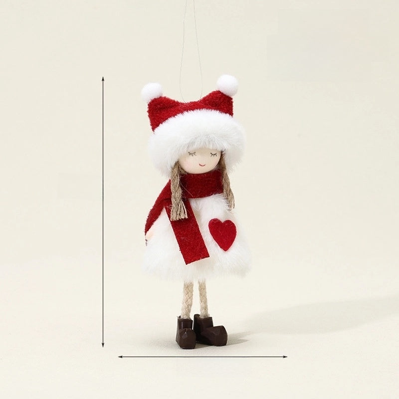 Christmas Angel Cloth Plush Party Hanging Ornaments