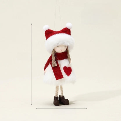 Christmas Angel Cloth Plush Party Hanging Ornaments