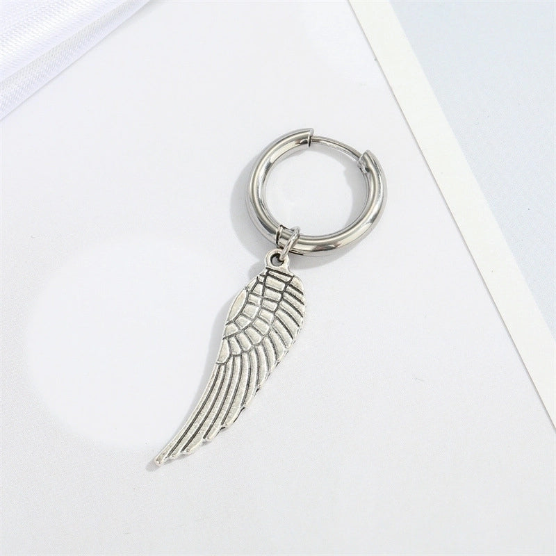 3 Pieces Fashion Feather Plating 201 Stainless Steel Alloy No Inlaid Earrings