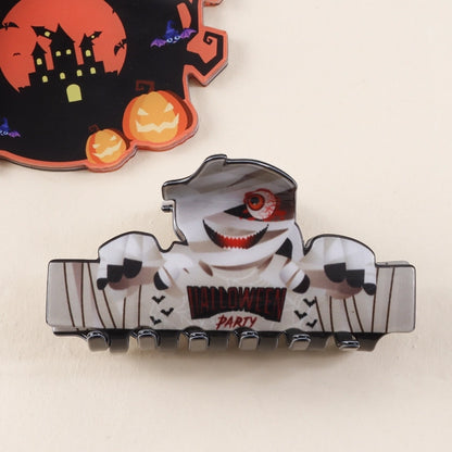 Halloween Funny Women's Pumpkin Cat Skull PVC Hair Claws